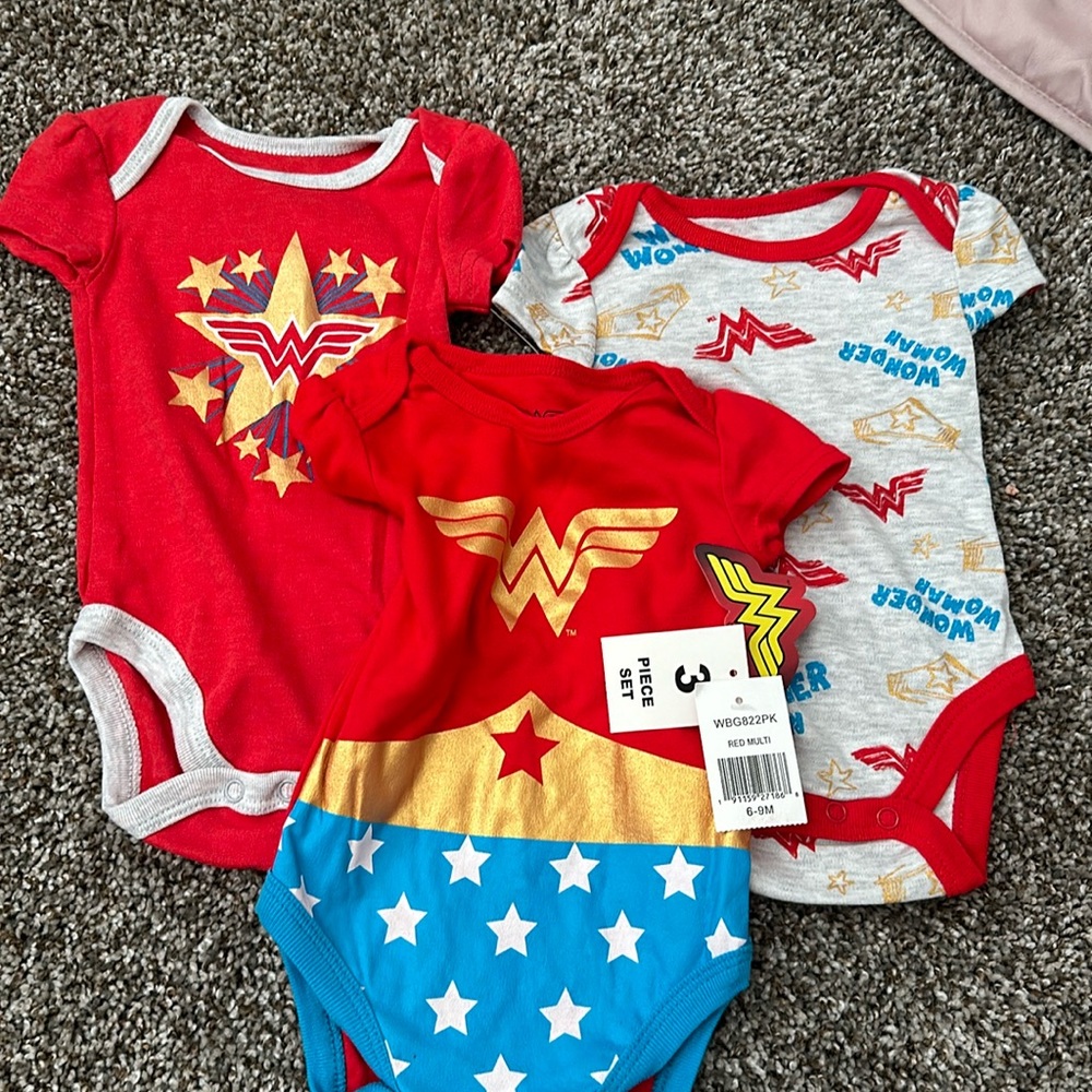 Wonder Woman onesie shirts